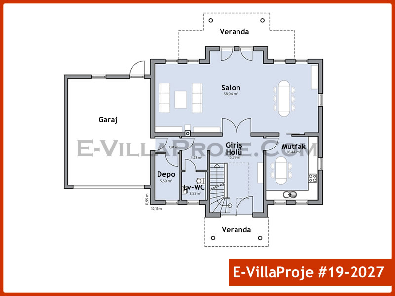 Ev Villa Proje #19 - 2027 Detay 2