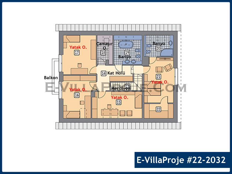 Ev Villa Proje #22 - 2032 Detay 3