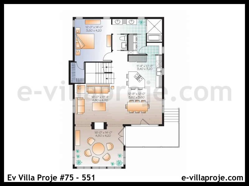 Ev Villa Proje #75 â- 551 Detay 2