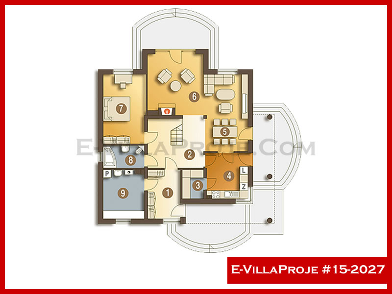 Ev Villa Proje #15 - 2027 Detay 2