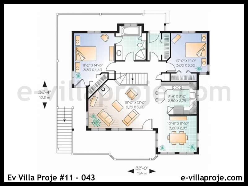 Ev Villa Proje #11 - 043 Detay 2
