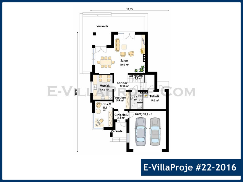 Ev Villa Proje #22 - 2016 Detay 2