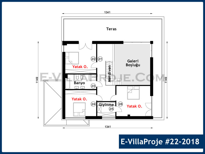 Ev Villa Proje #22 - 2018 Detay 3