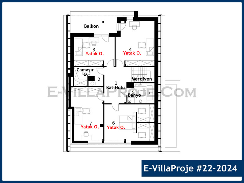 Ev Villa Proje #22 - 2024 Detay 3
