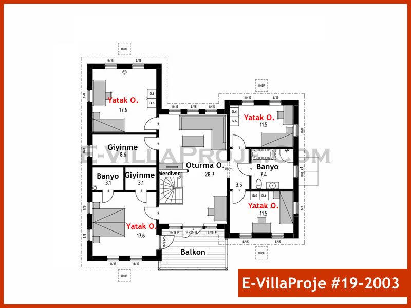 Ev Villa Proje #19 - 2003 Detay 3