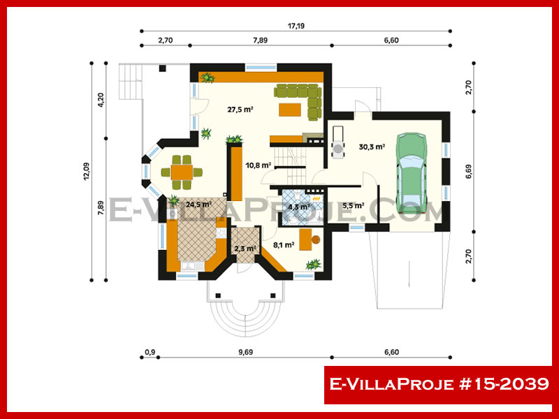 Ev Villa Proje #15 - 2039 Detay 2