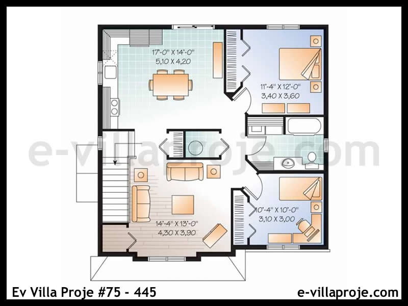 Ev Villa Proje #75 - 445 Detay 3