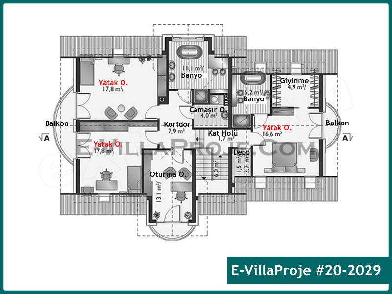 Ev Villa Proje #20 - 2029 Detay 3