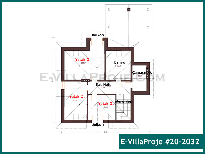 Ev Villa Proje #20 - 2032 Detay 3