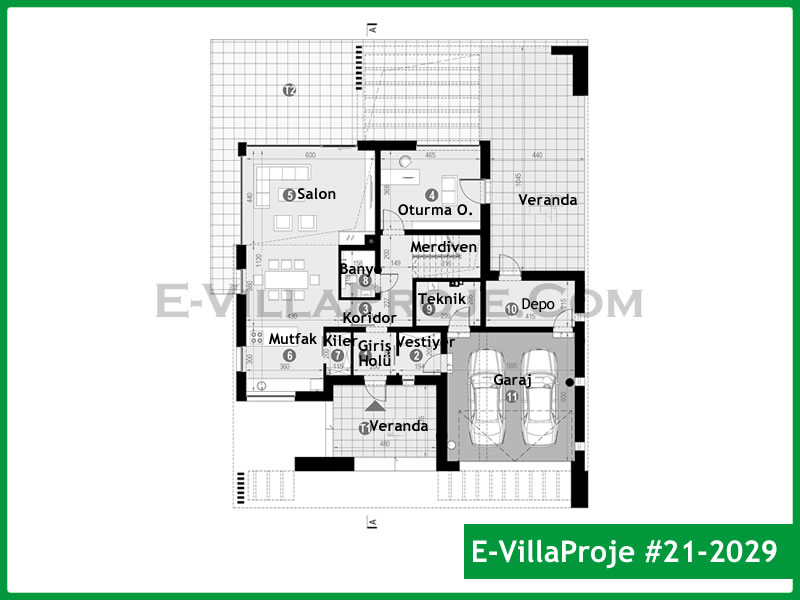 Ev Villa Proje #21 - 2029 Detay 2