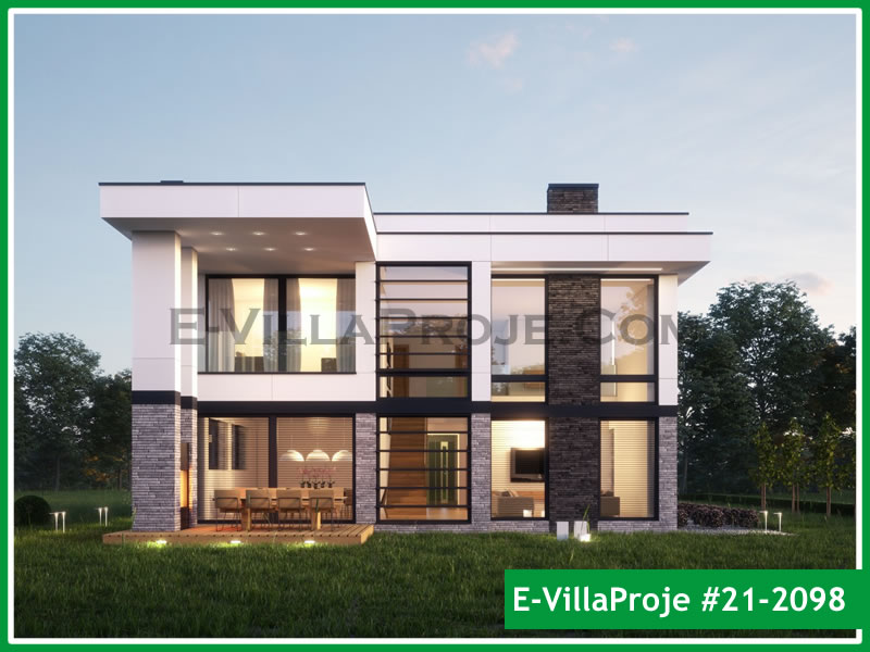 Isparta Ev Villa Proje #21 - 2098 Anahtar Teslim Çelik Villa