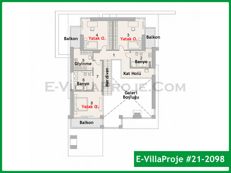 Ev Villa Proje #21 - 2098 Detay 3
