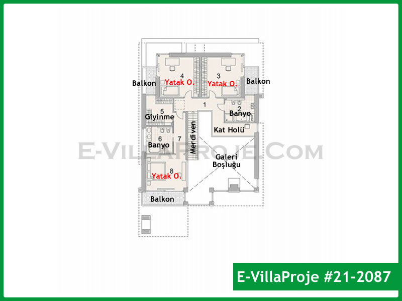 Ev Villa Proje #21 - 2087 Detay 3