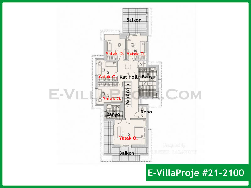 Ev Villa Proje #21 - 2100 Detay 3