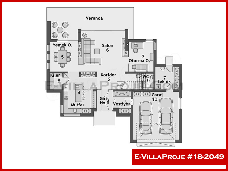 Ev Villa Proje #18 - 2049 Detay 2