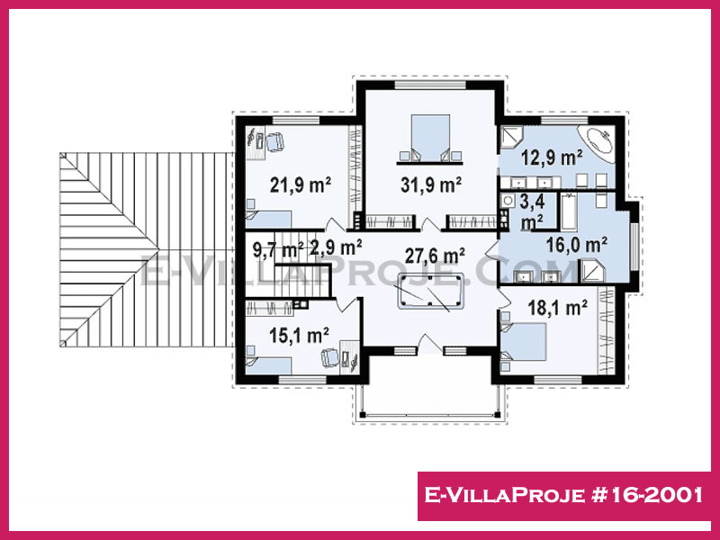 Ev Villa Proje #16 - 2001 Detay 3