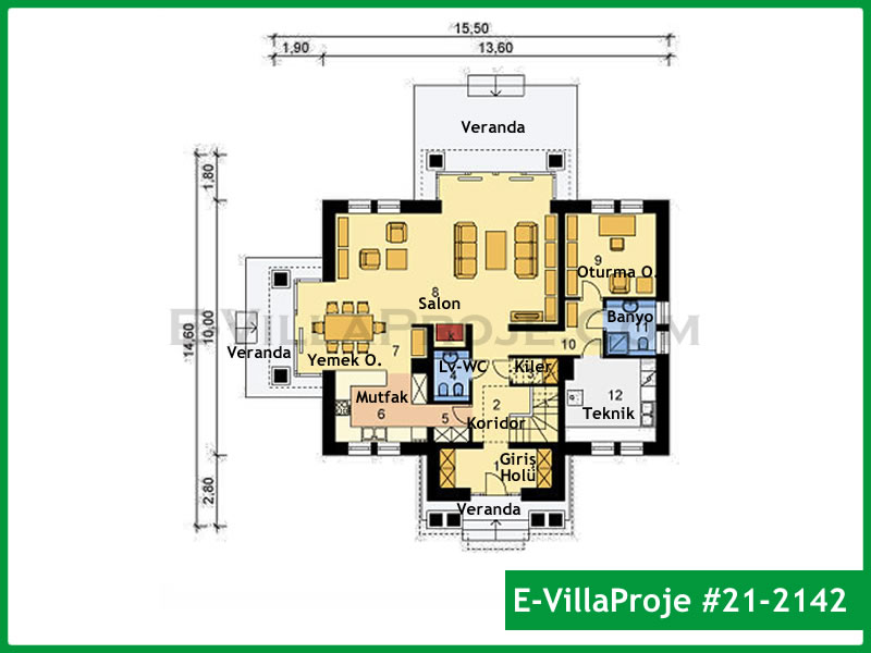 Ev Villa Proje #21 - 2142 Detay 2