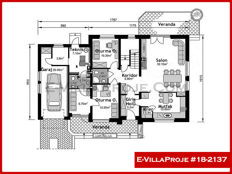 Ev Villa Proje #18 - 2137 Detay 2