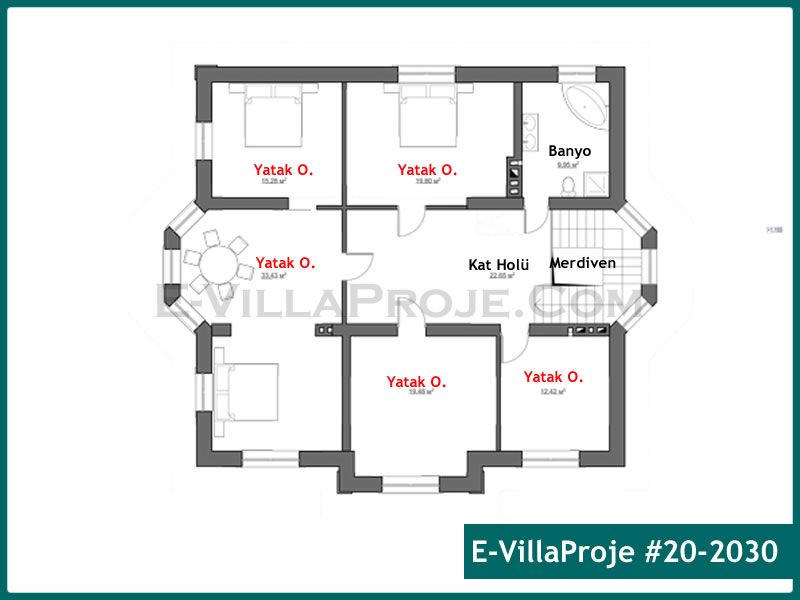 Ev Villa Proje #20 - 2030 Detay 3