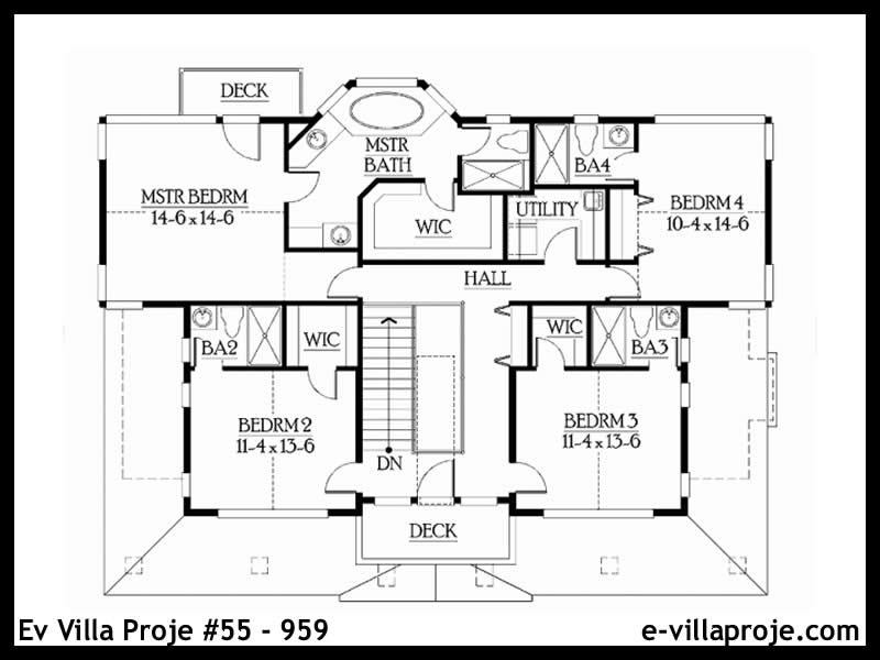 Ev Villa Proje #55 - 959 Detay 3