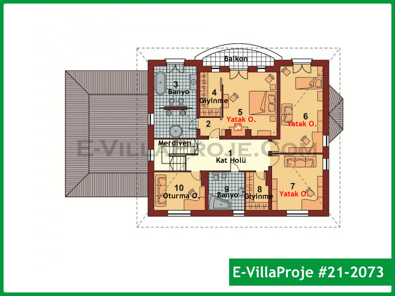 Ev Villa Proje #21 - 2073 Detay 3