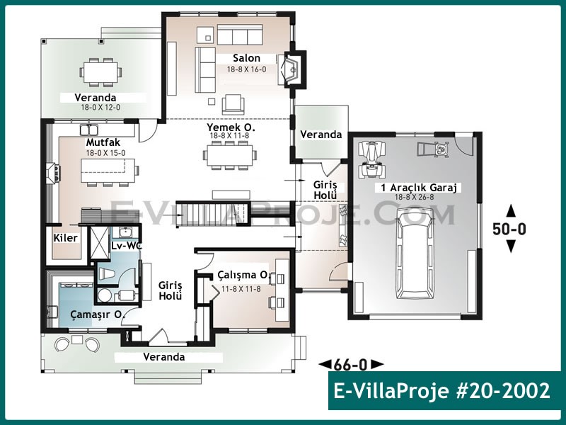 Ev Villa Proje #20 - 2002 Detay 2