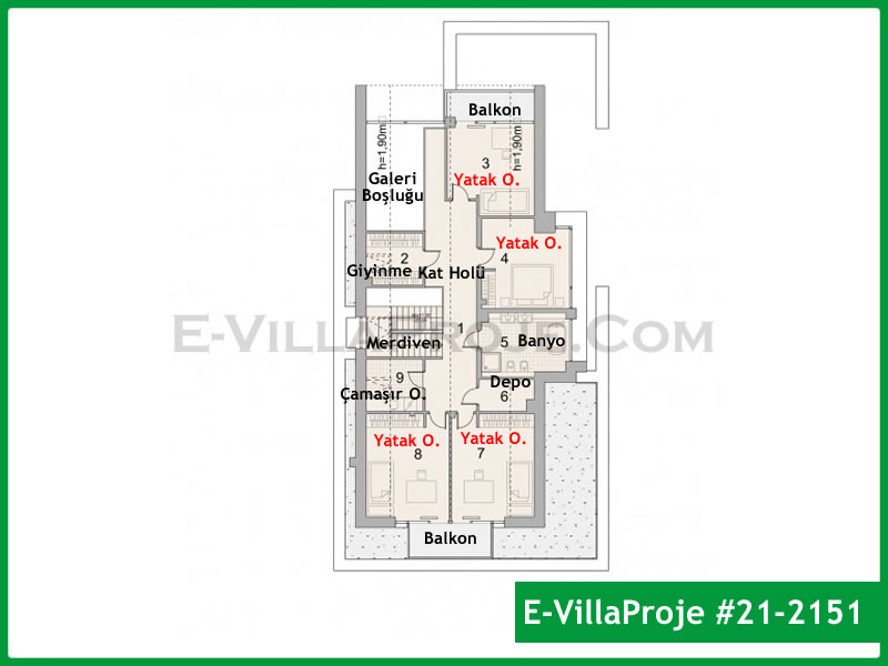 Ev Villa Proje #21 - 2151 Detay 3