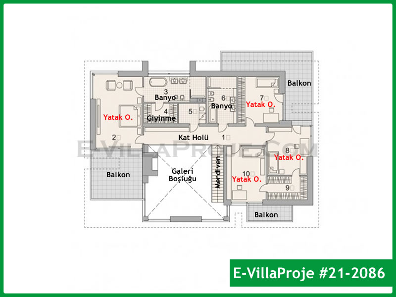 Ev Villa Proje #21 - 2086 Detay 3