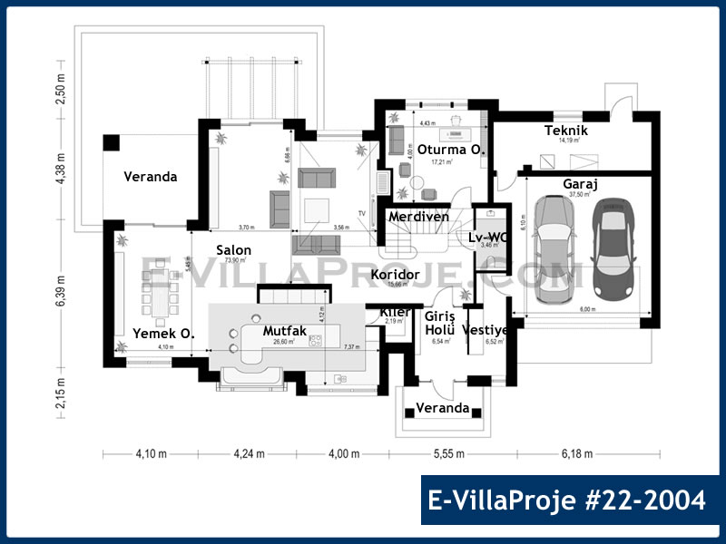 Ev Villa Proje #22 - 2004 Detay 2
