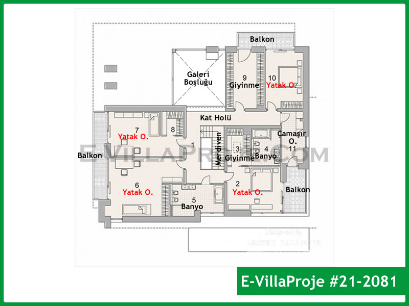 Ev Villa Proje #21 - 2081 Detay 3