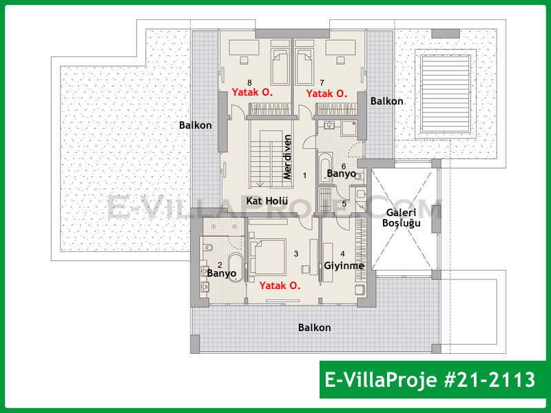 Ev Villa Proje #21 - 2113 Detay 3