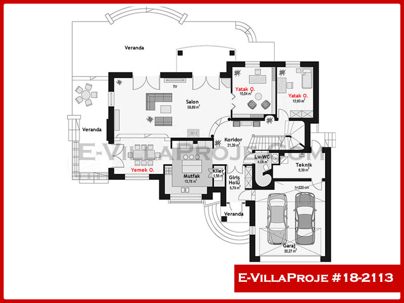 Ev Villa Proje #18 - 2113 Detay 2