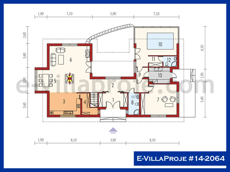 Ev Villa Proje #14 - 2064 Detay 2