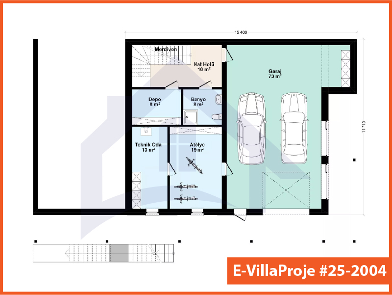 Ev Villa Proje #25 - 2004 Detay 3