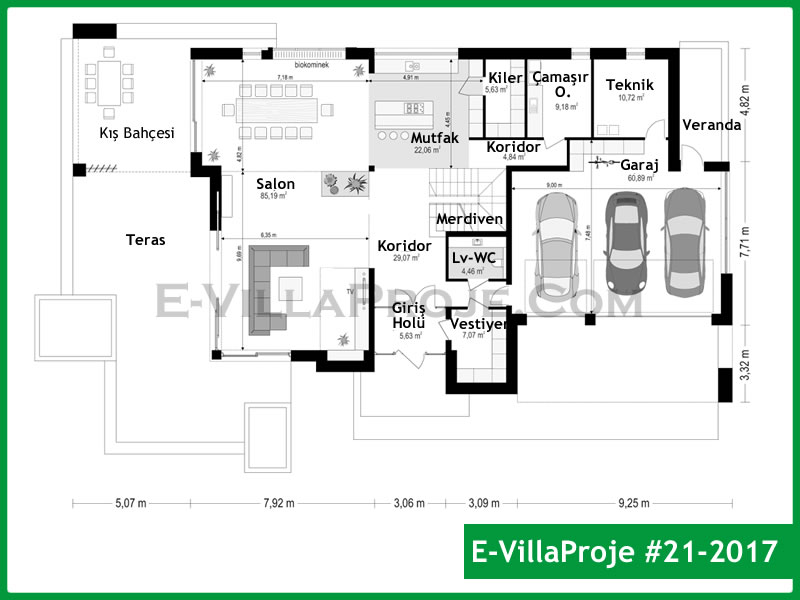 Ev Villa Proje #21 - 2017 Detay 2