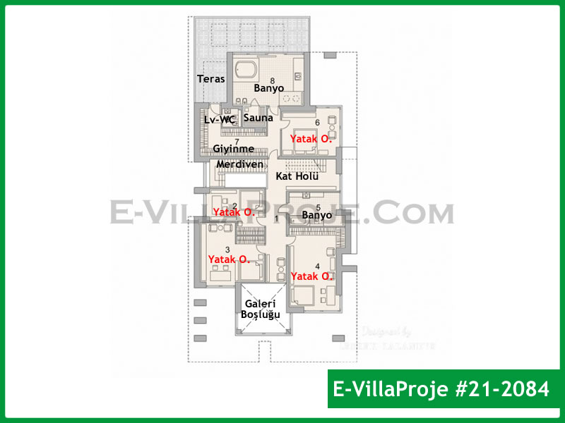 Ev Villa Proje #21 - 2084 Detay 3