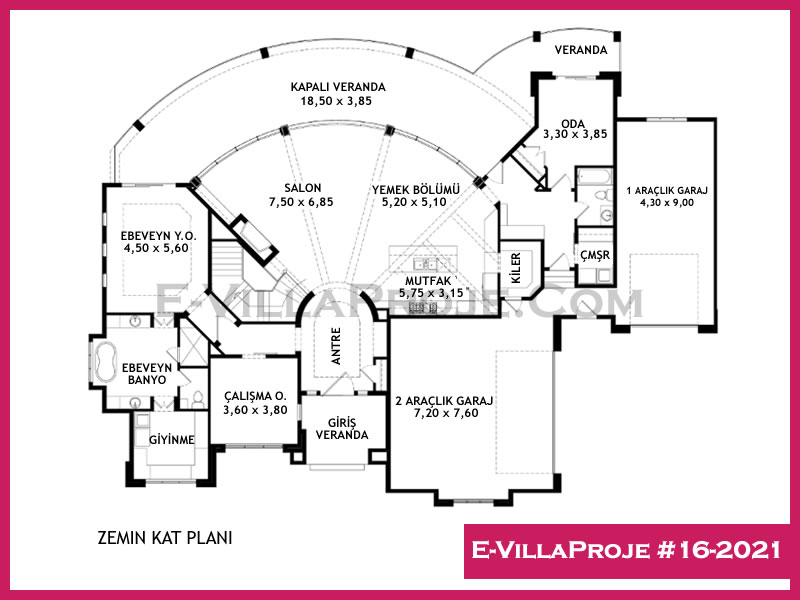 Ev Villa Proje #16 - 2021 Detay 2