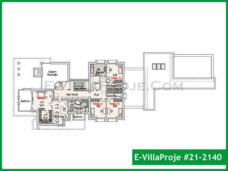 Ev Villa Proje #21 - 2140 Detay 3