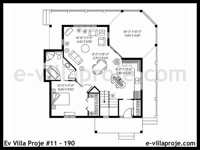 Ev Villa Proje #11 - 190 Detay 2
