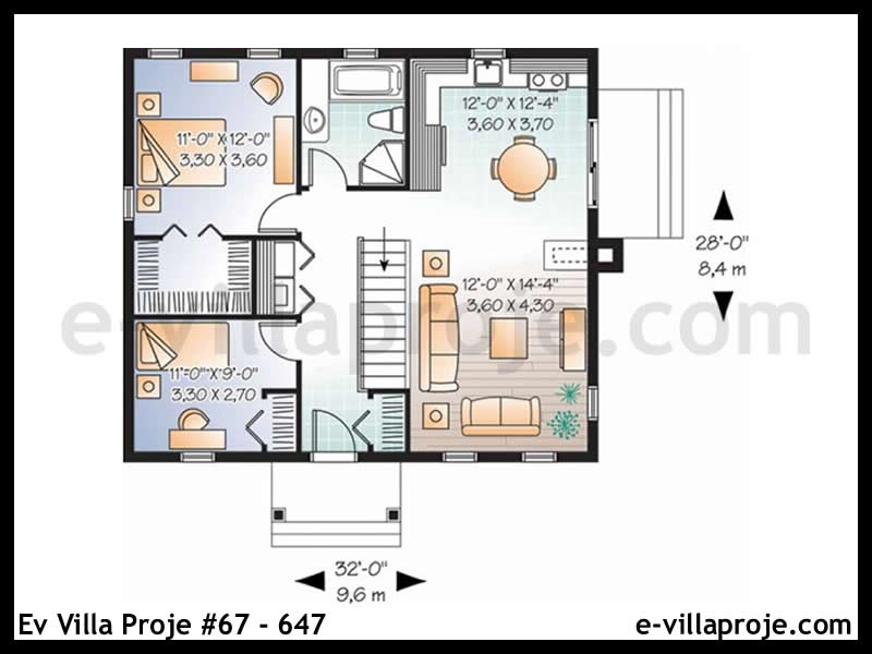 Ev Villa Proje #67 - 647 Detay 2