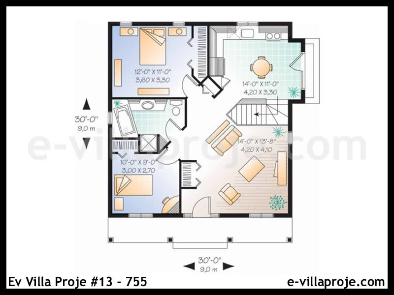 Ev Villa Proje #13 - 755 Detay 2