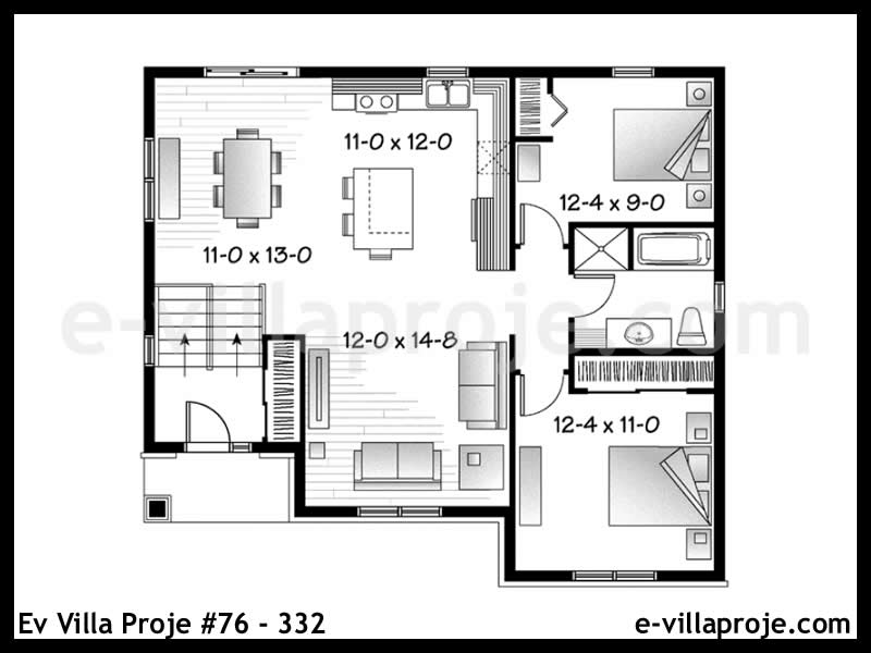 Ev Villa Proje #76 - 332 Detay 2