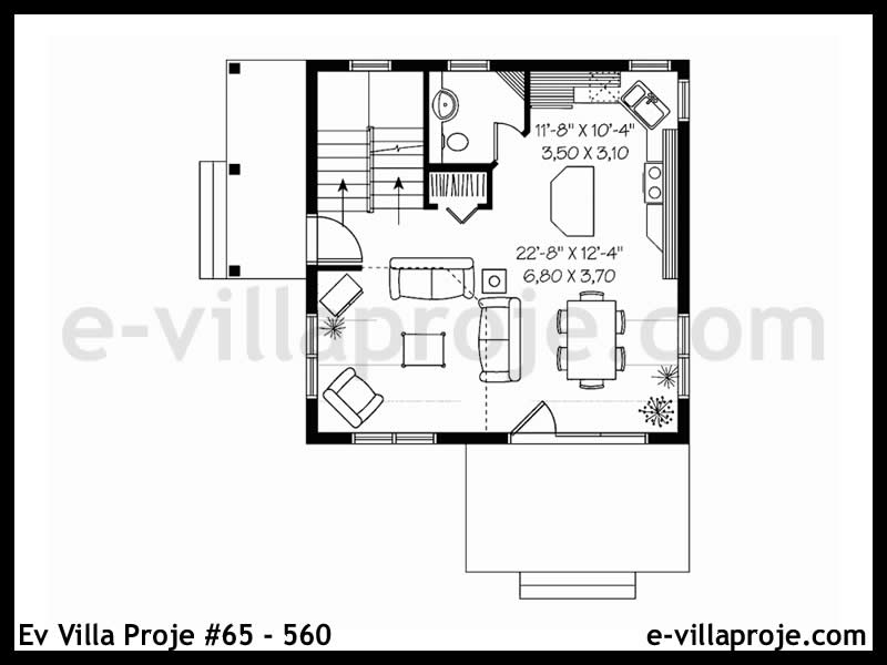 Ev Villa Proje #65 - 560 Detay 2