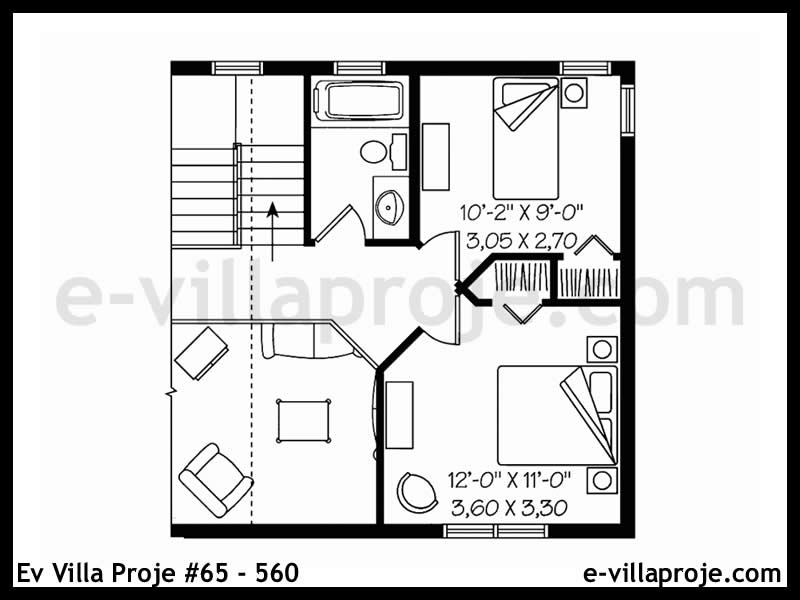 Ev Villa Proje #65 - 560 Detay 3
