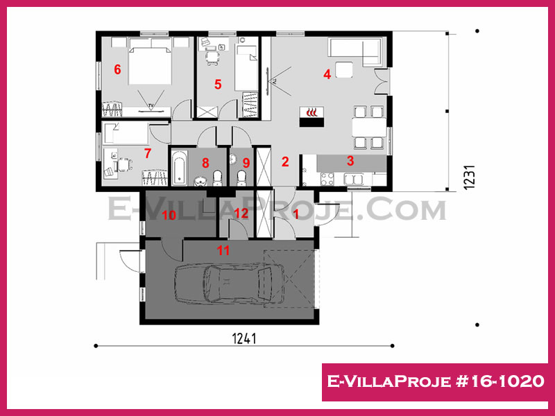 Ev Villa Proje #16 - 1020 Detay 2
