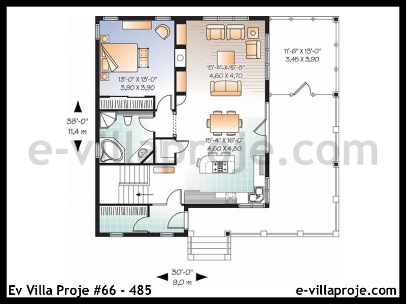 Ev Villa Proje #66 - 485 Detay 2