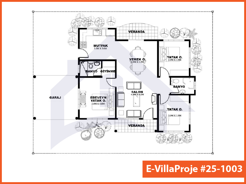 Ev Villa Proje #25 - 1003 Detay 2