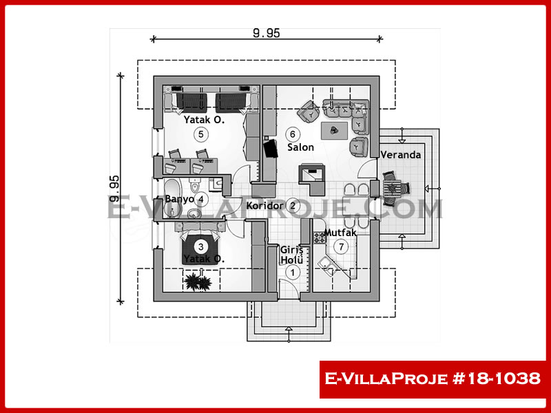 Ev Villa Proje #18 - 1038 Detay 2