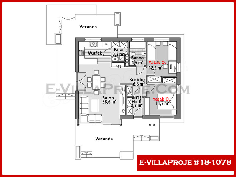 Ev Villa Proje #18 - 1078 Detay 2